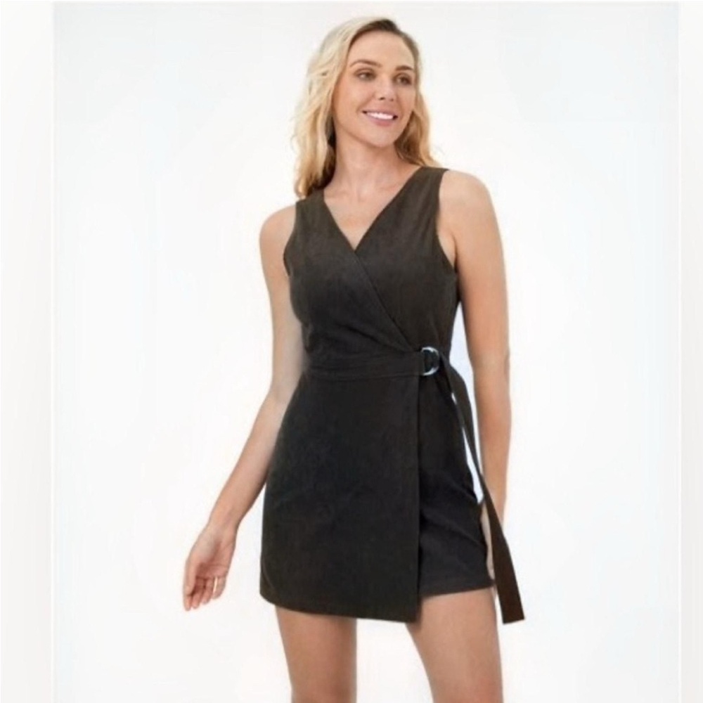 Elegant Black Wrap Dress